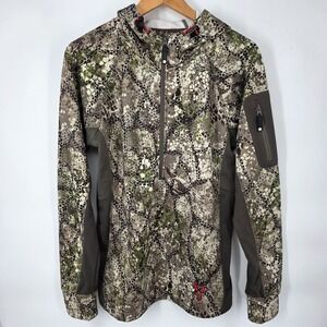 Badlands Flex Half Zip Hoodie Mens M Approach Camouflage Hunting Gorp Outdoor